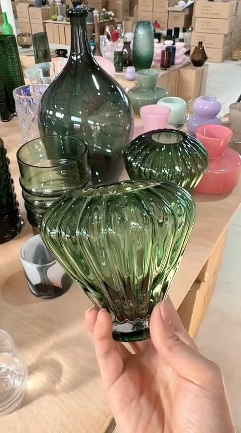 【闪购商品】玻璃绿色热气球