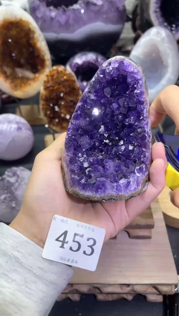未镶嵌大型摆件（非配饰）紫晶453号摆件