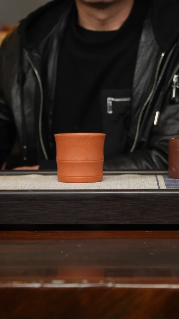 【闪购商品】紫砂茶壶降坡泥竹节杯