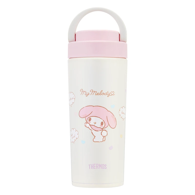 【A等品微瑕】膳魔师三丽鸥家族美乐蒂系列不锈钢提手杯420ml粉色