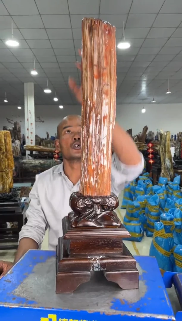 【闪购商品】硅化玉摆件未镶嵌40