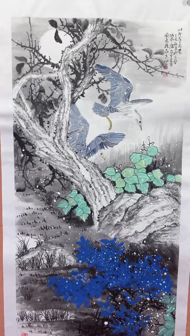 国画师立照老师国画作品