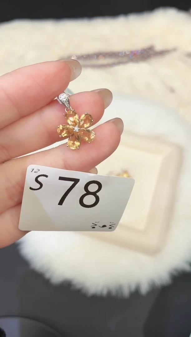 银S925镶嵌珠宝半成品水晶多样性发一S78