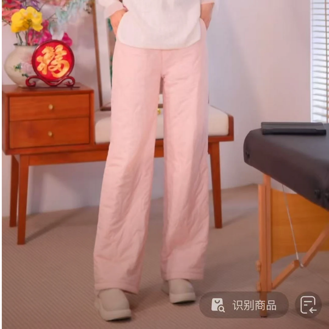 4763加绒夹棉休闲裤 百搭休闲秋冬款