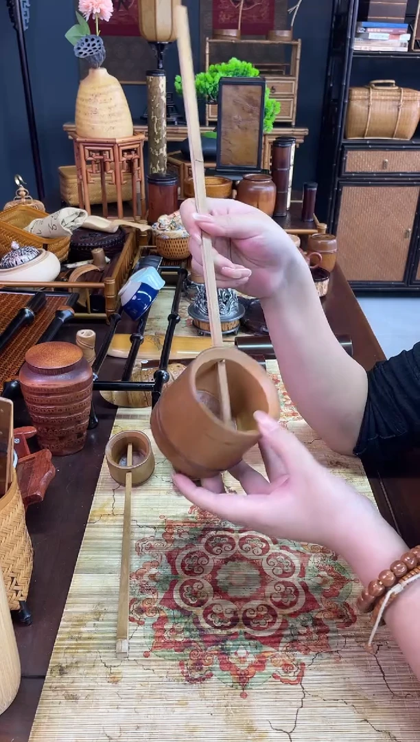 大号碳化水勺纯手工制作