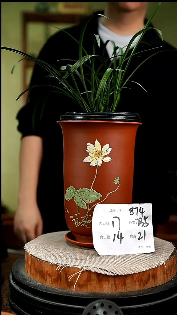 紫砂花盆花卉园艺874+z