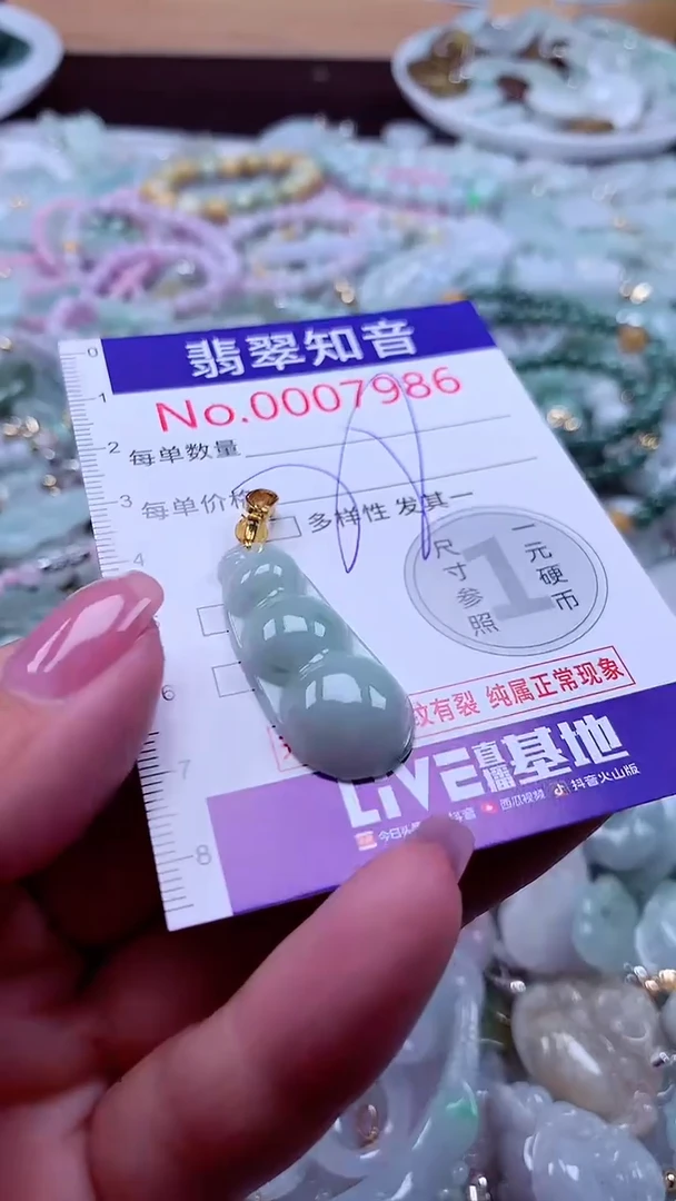 颈饰未镶嵌翡翠7986