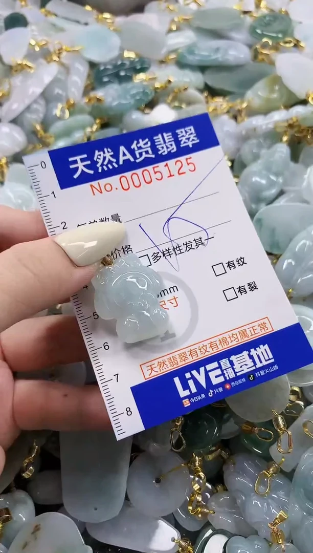 颈饰未镶嵌翡翠天然A货翡翠