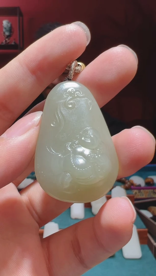 【闪购商品】和田玉吊坠(不含链)未镶嵌1