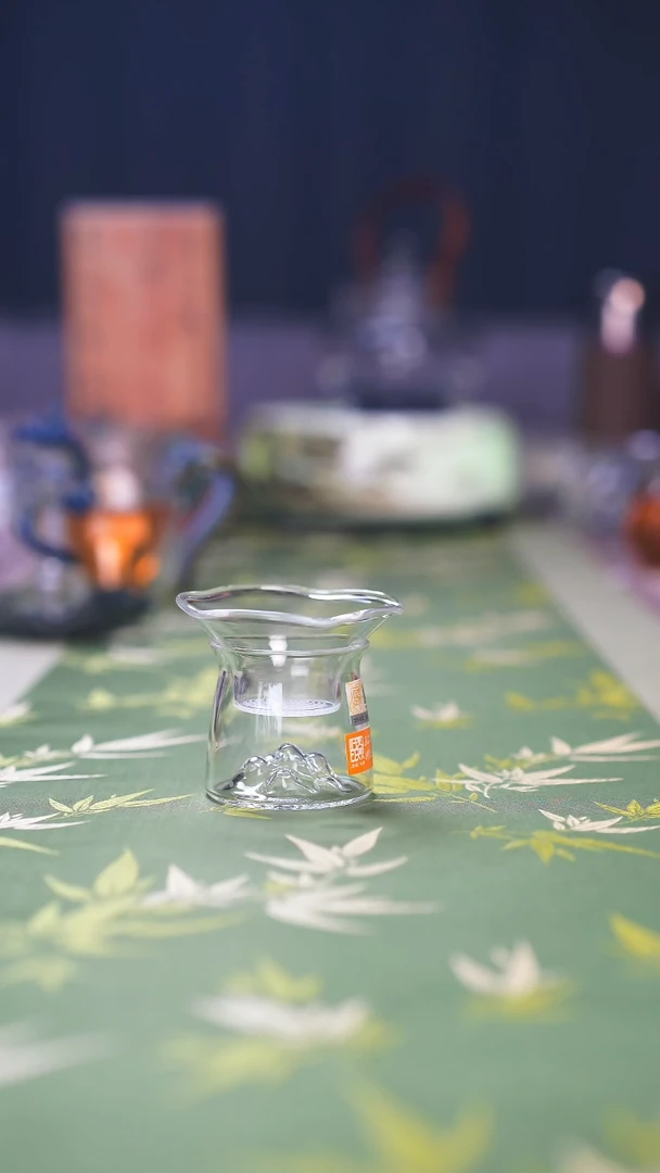 透明观山茶漏晶焱金标