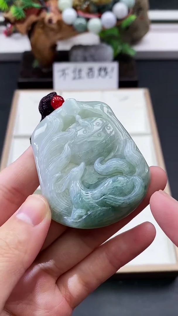 颈饰未镶嵌翡翠天然缅甸A货翡翠