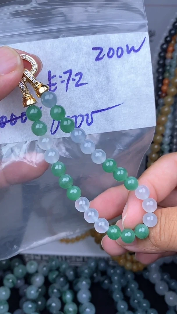 未镶嵌定制翡翠毛货需精细抛光拍一发一