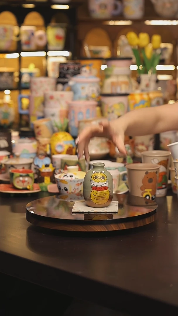 随机景德镇釉下彩绘设计师款式陶瓷