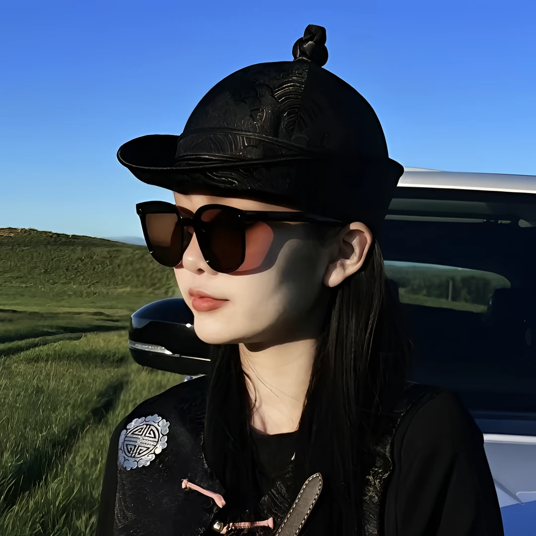 【卓日雅】手工定制款民族风蒙古帽子