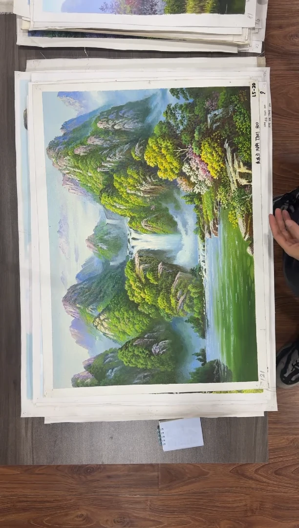油画【36号】约50*70丨朝鲜原创纯手绘孤品油画丨顺丰包邮
