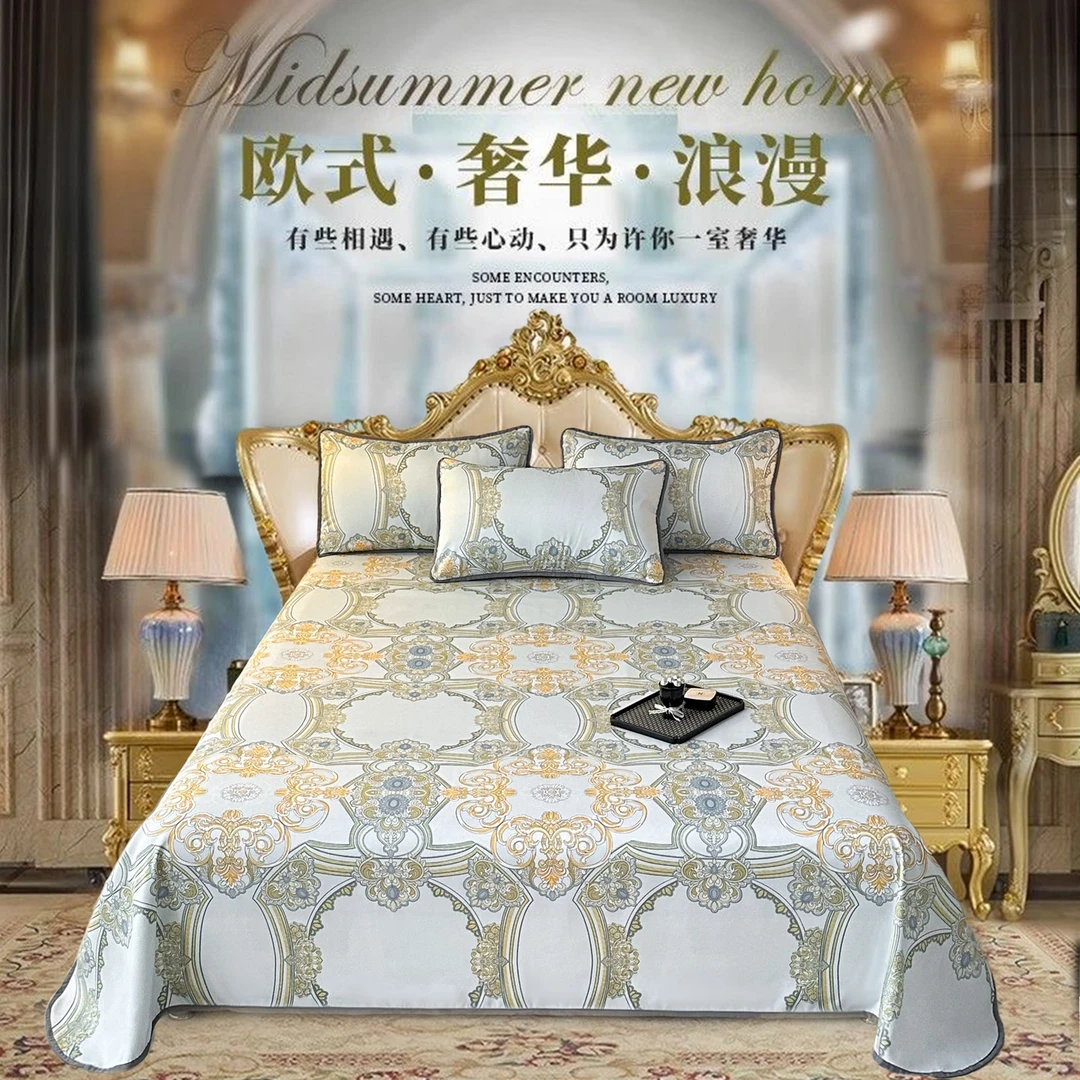 维利雅Vellia-法国冰泉丝出口皇室臻享·艾韵高奢艾草凉席三件套3