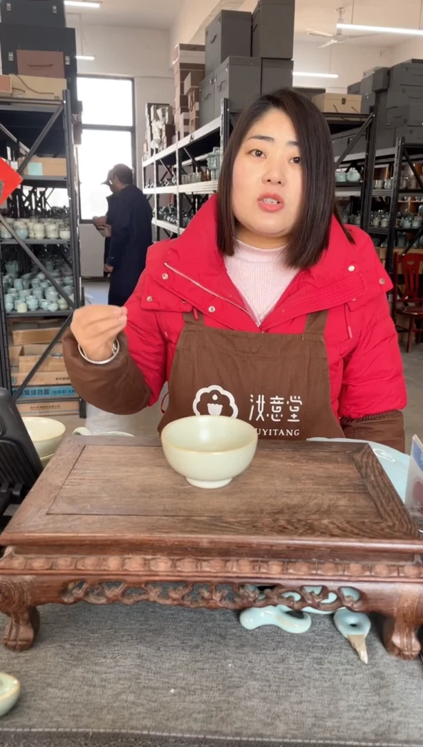 【闪购商品】瓷片微瑕月白小满杯。。