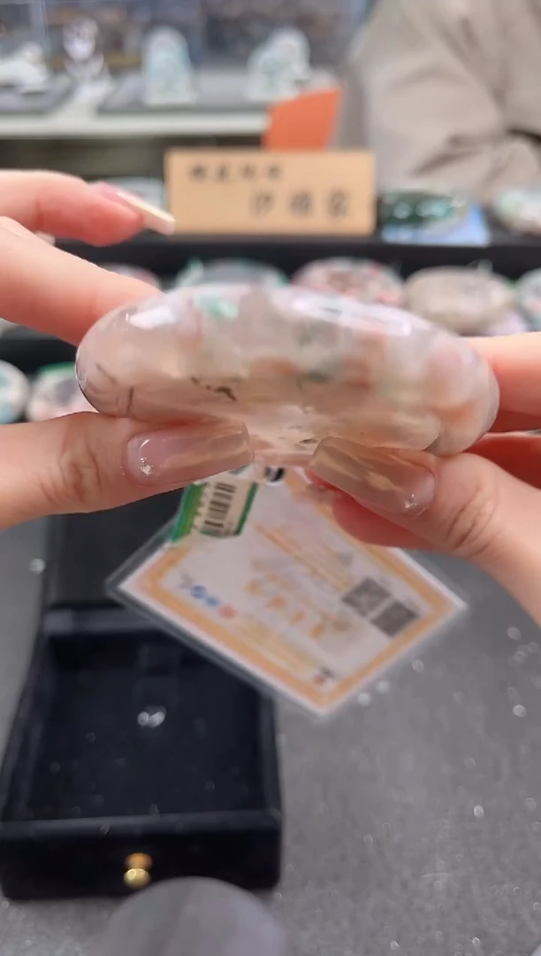 未镶嵌手镯石英质玉尘*丷圈口（赠品镯心）