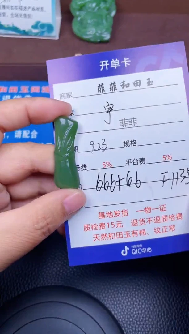 颈饰未镶嵌和田玉宇*F1135