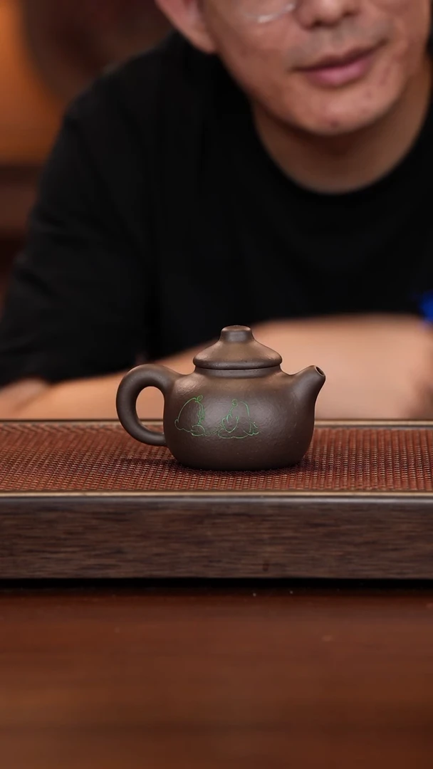 茶壶紫砂猪***条徐壶记紫砂精选