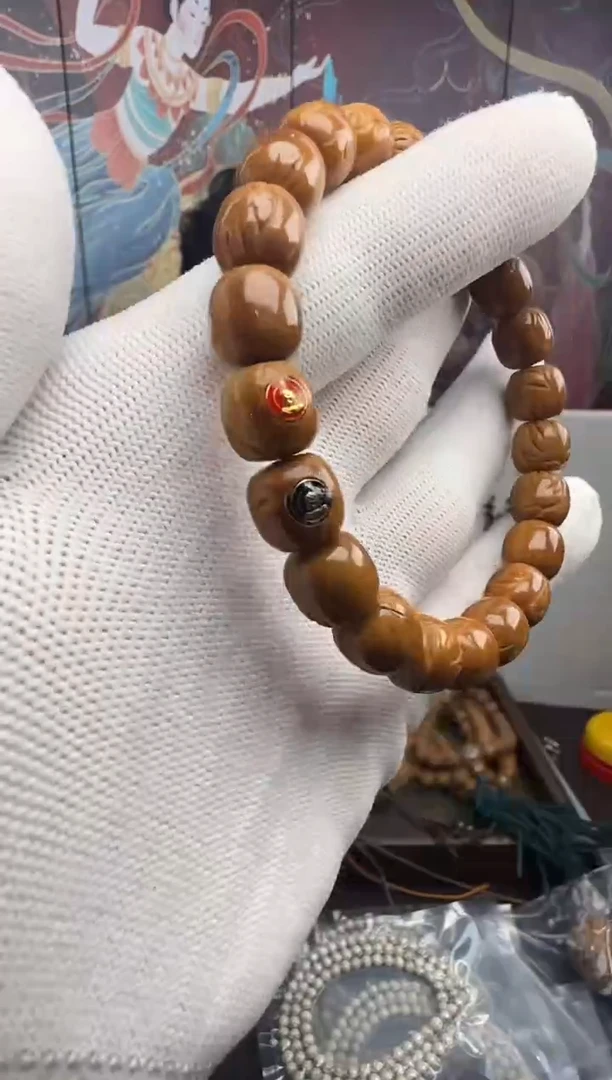 手串桃核双标龙纹桃核--10号