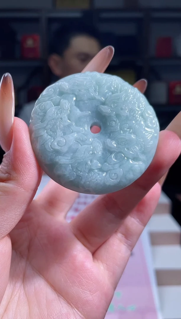 吊坠(不含链)未镶嵌翡翠天然A货翡翠多样性发其一JYZY-10.21-17