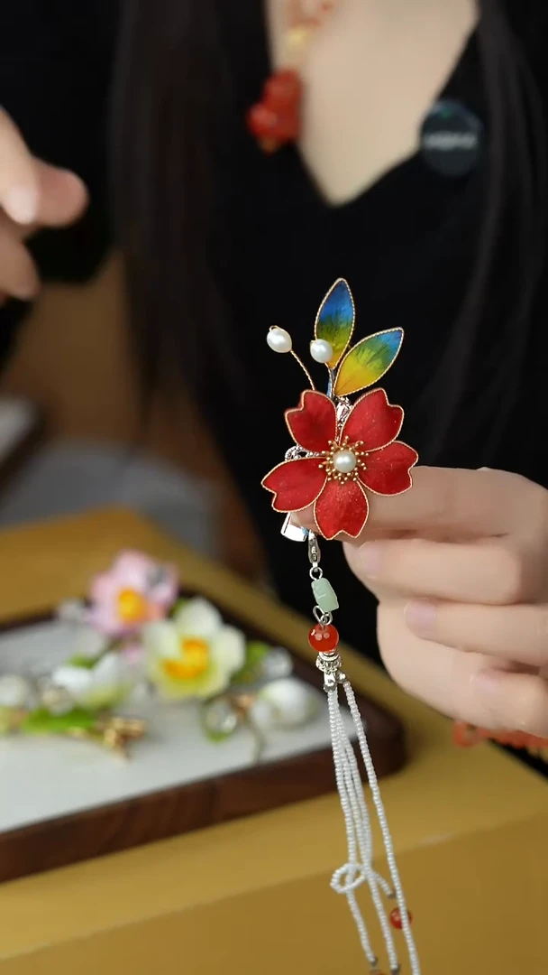 刺绣闪购纯手工非遗国风饰品
