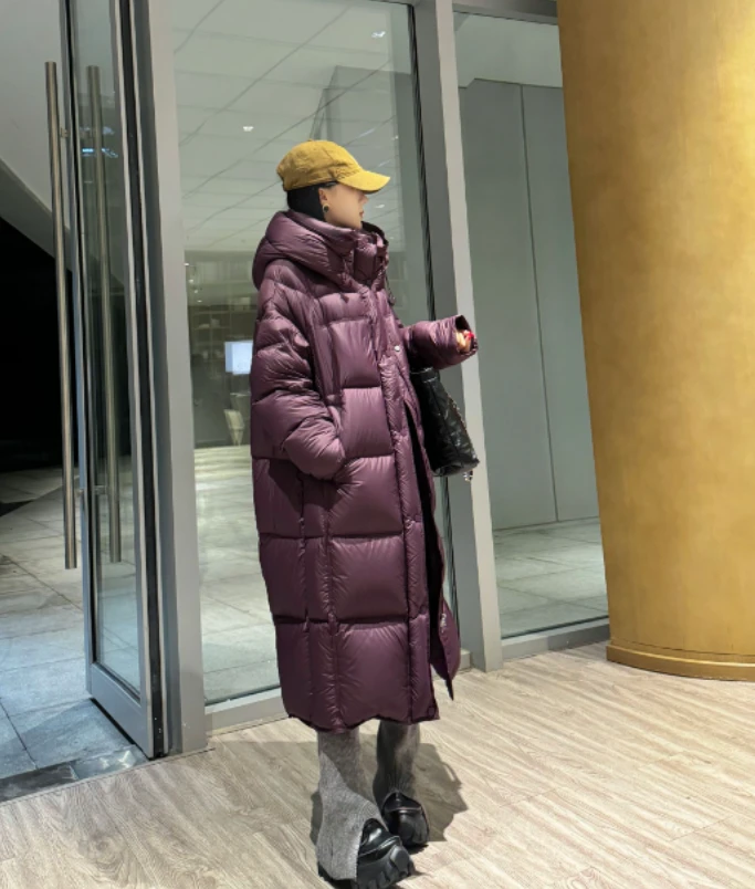 【风裳蔚然】2024新款长款女士轻奢加绒加厚女款羽绒服6899