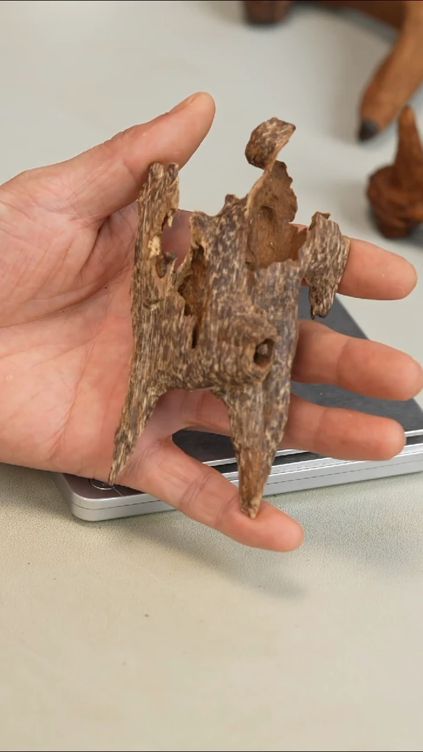 沉香沉香碎屑越南虫漏12.9g