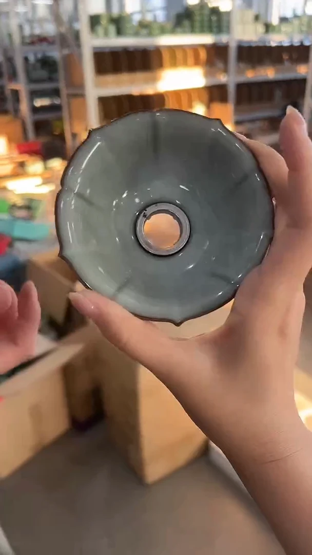 龙泉云间青瓷小米茶器