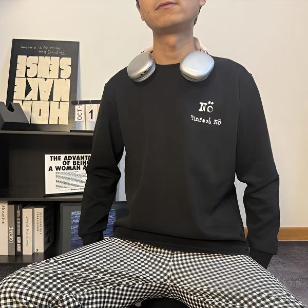 美昊男款卫衣秋冬款上衣套头潮流春休闲圆领百搭长袖宽松印花