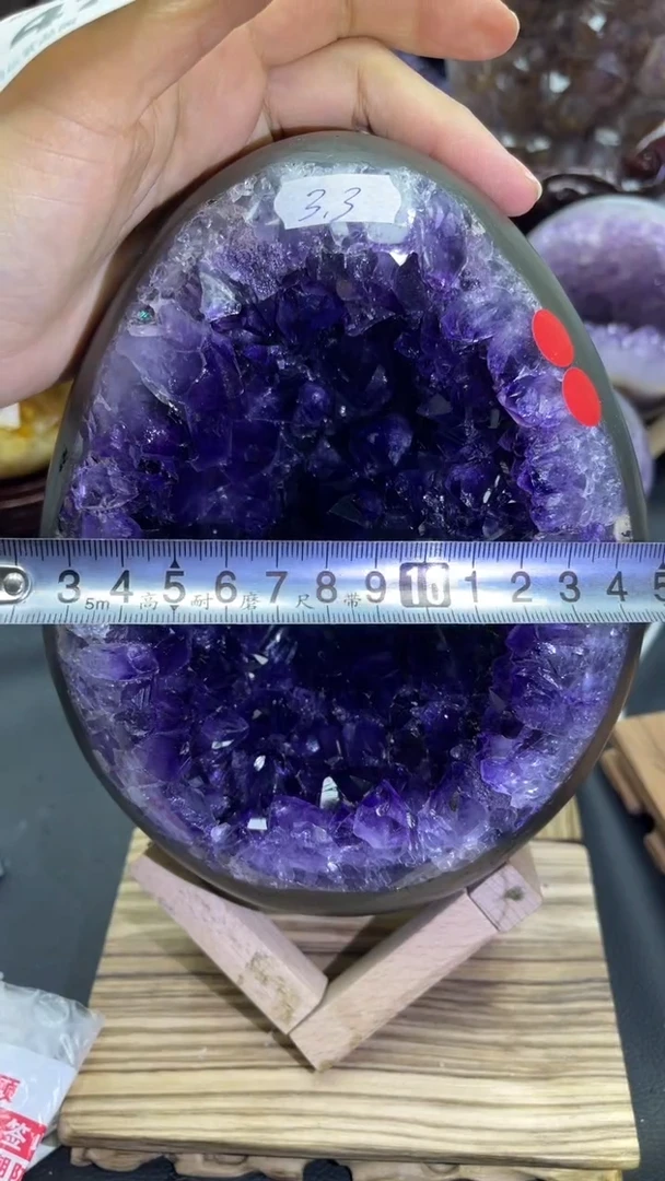 未镶嵌大型摆件（非配饰）紫晶148号龙蛋