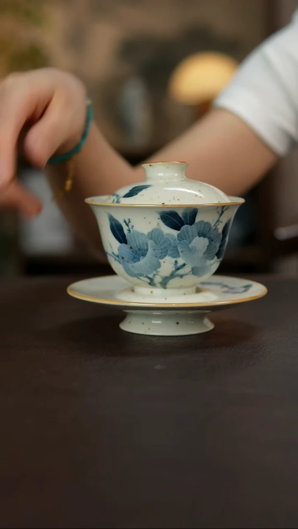 杯景德镇陶瓷杯碗柴烧多人