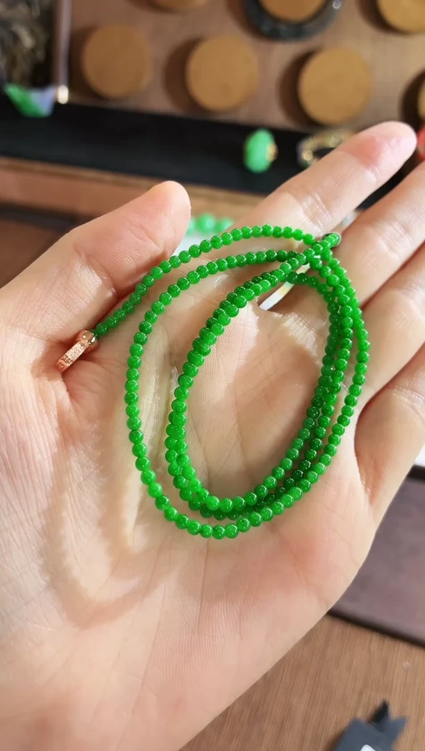 未镶嵌手链翡翠手串