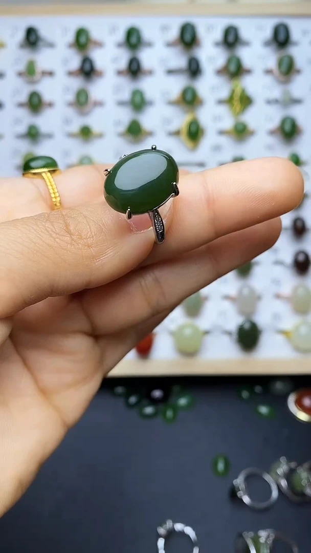 【闪购商品】和田玉戒指未镶嵌1