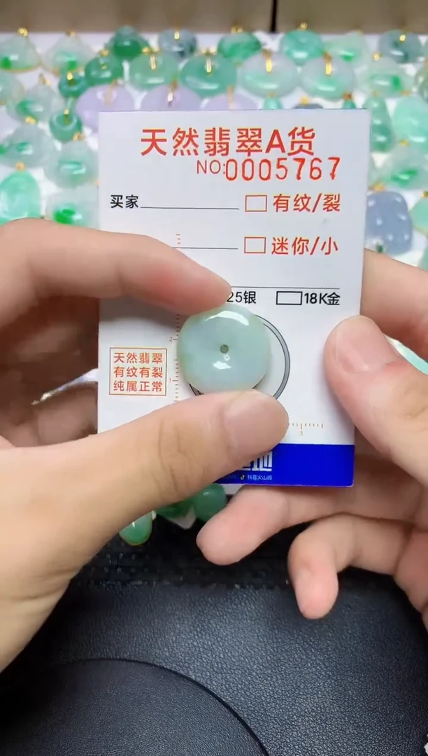 翡翠未镶嵌颈饰45645645645646