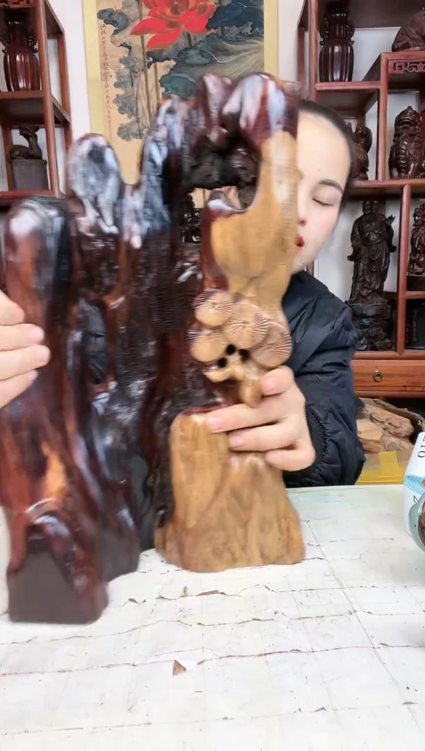 【闪购商品】香榧木臻宝工艺随行底座