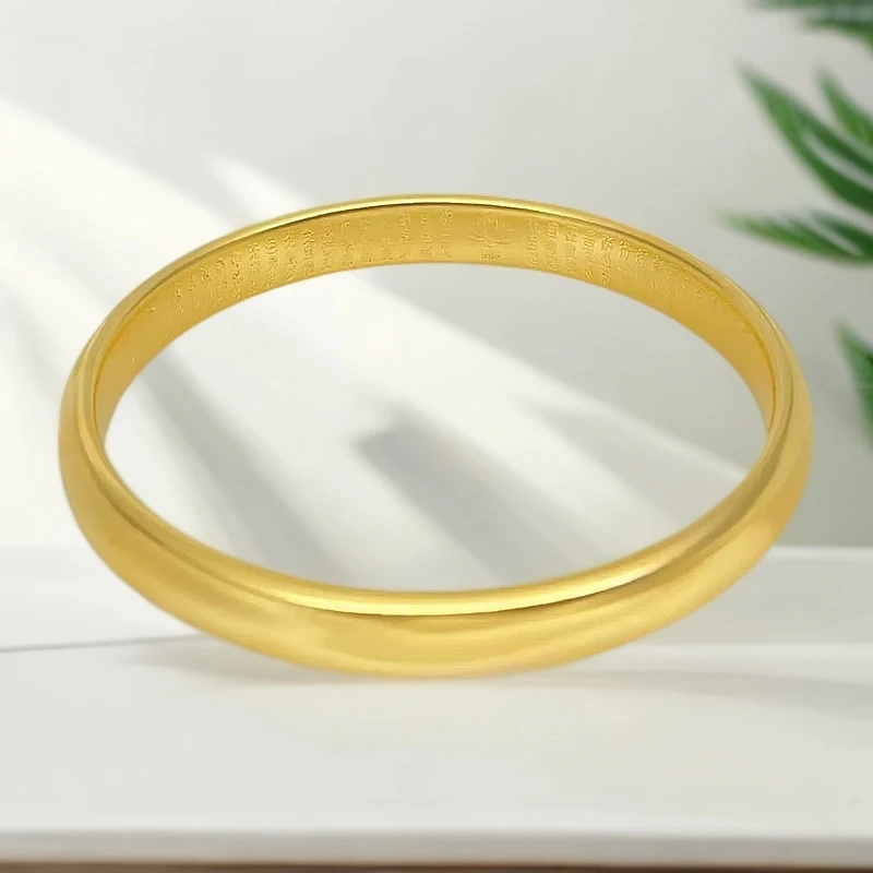 【惠惠甄选】经典时尚泥鳅背合金手镯圈口56-64【赠礼盒】A030