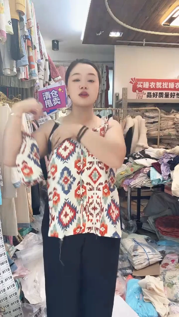 波西米亚吊带短裤防凸点（详情听主播讲解）