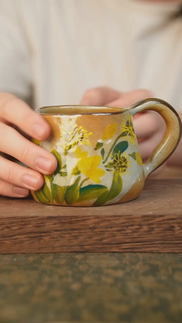 摆件泥垚手作 景德镇手工手绘器物