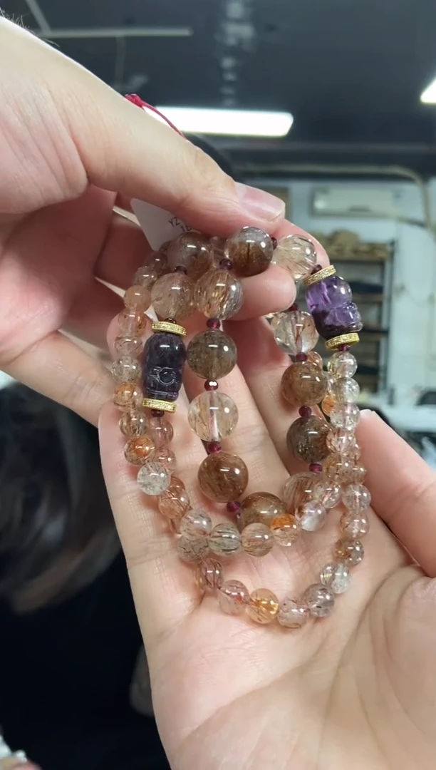 【闪购商品】水晶项链未镶嵌多样性发其一颜色微差