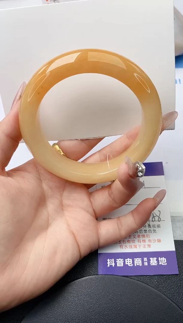 未镶嵌手镯石英质玉w131-HB多样性发货63+