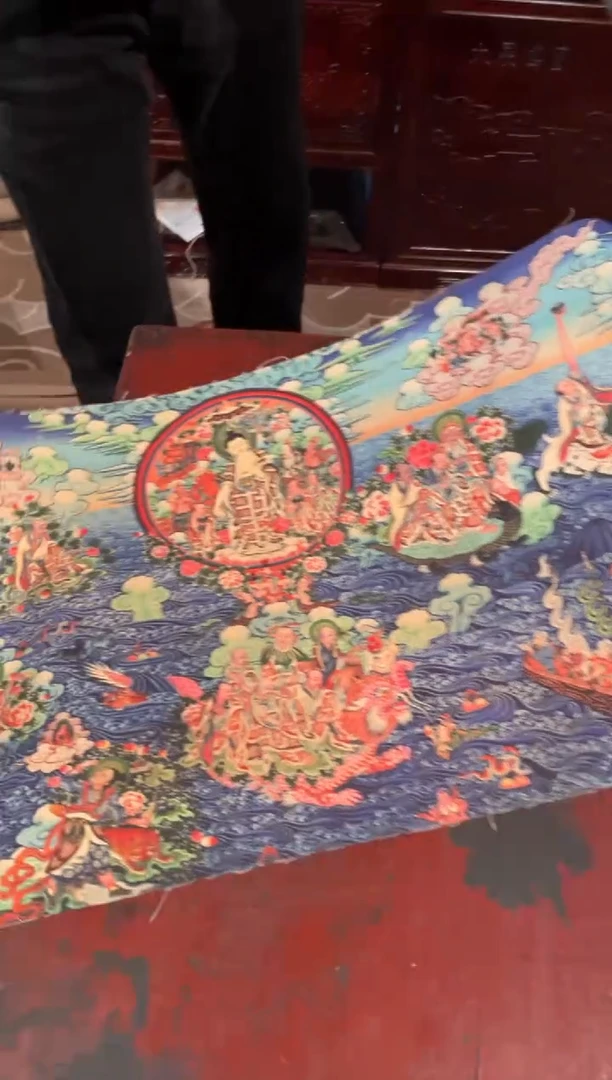 卷轴画手绘唐卡077