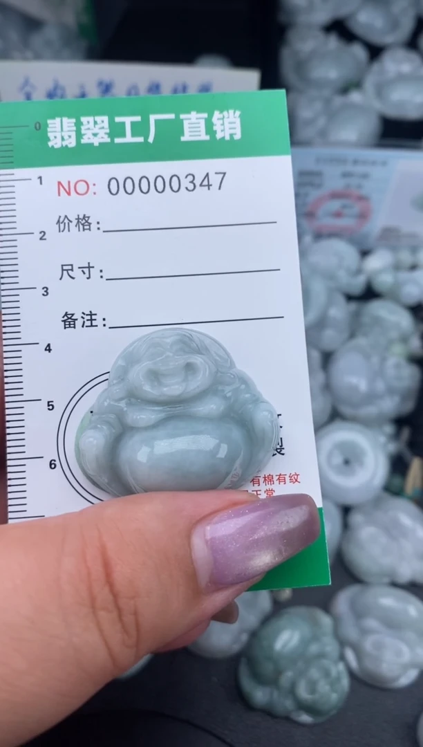 翡翠未镶嵌颈饰缅甸天然A货翡翠0347