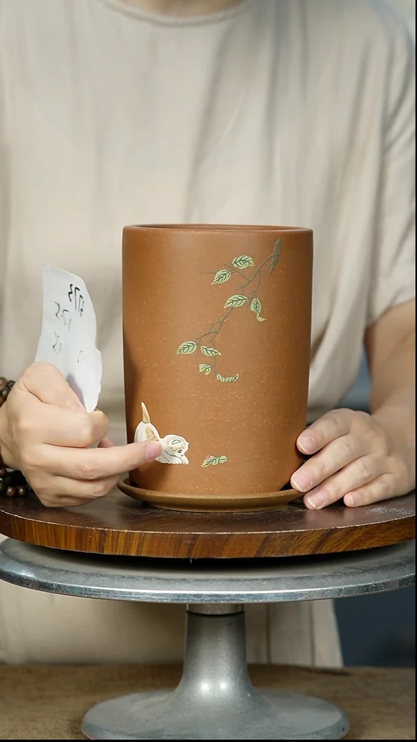 紫砂花盆3773+Z 紫砂花盆紫砂