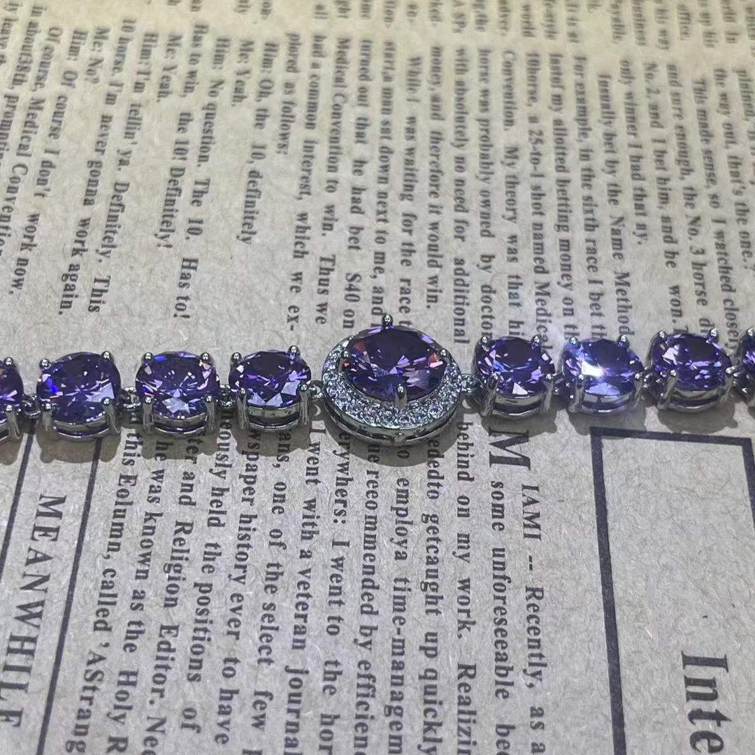 DYJC132 紫色手链