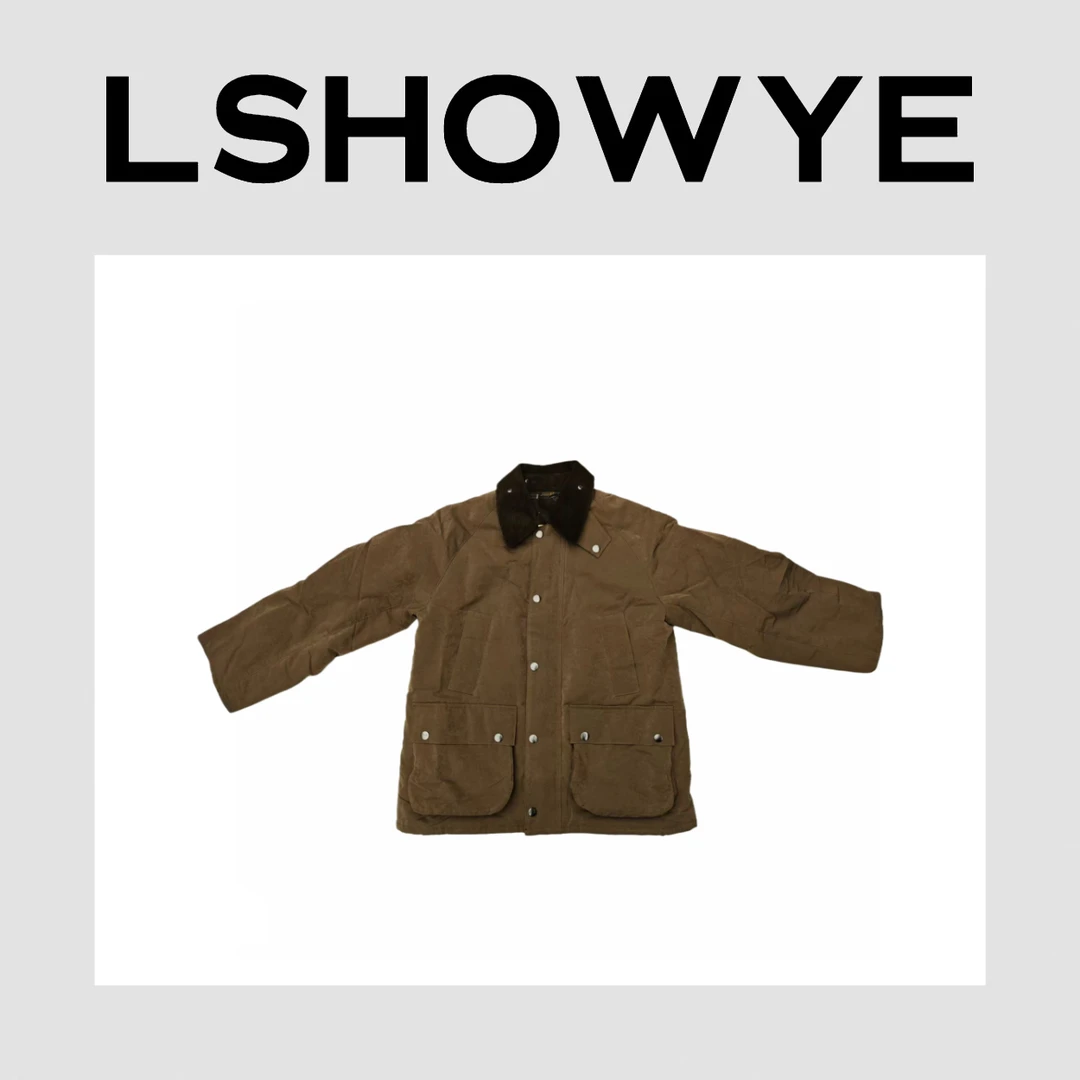 LSHOWYE｜咖色夹棉棉服外套 D98132