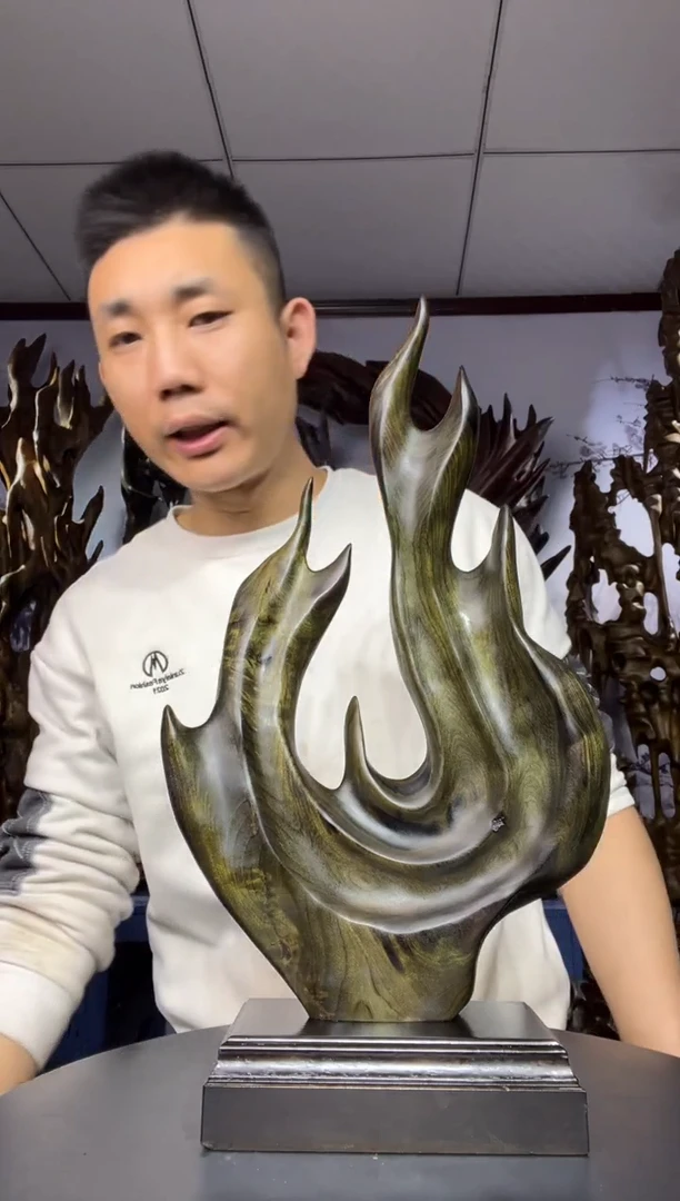 金丝楠木雕款重**式金丝楠木工艺品摆件