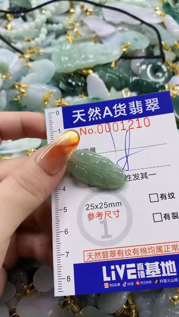 颈饰未镶嵌翡翠天然A货翡翠