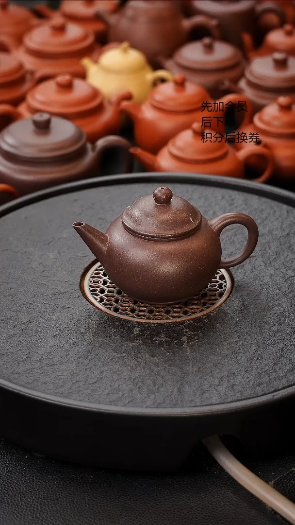 茶壶紫砂微瑕 小水平 145C 原矿四号井区域地槽青